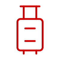 shop luggage and handbags icon